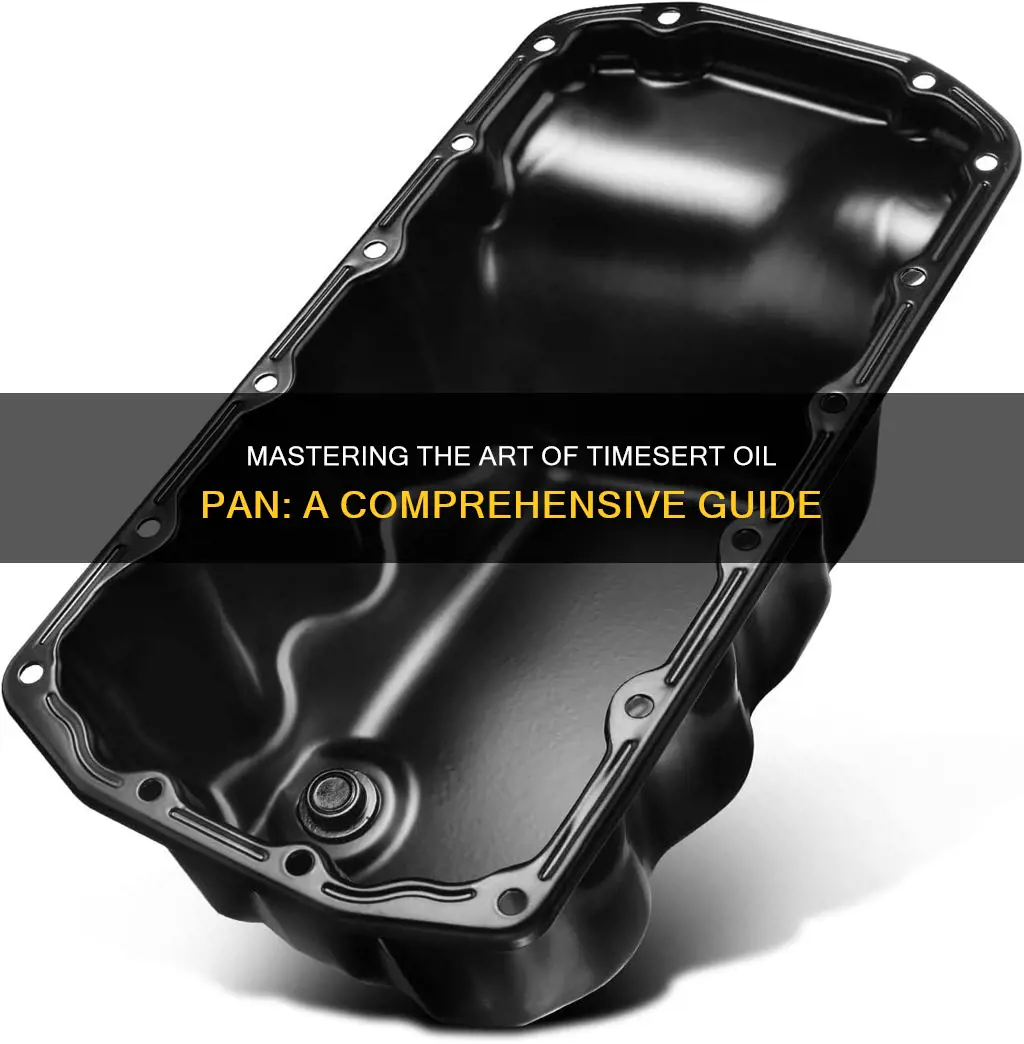 how to timesert oil pan