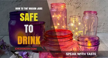Safe and Stylish: Tinting Mason Jars for Drinkware Made Easy