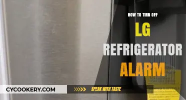 Quick Guide to Silencing Your LG Refrigerator Alarm