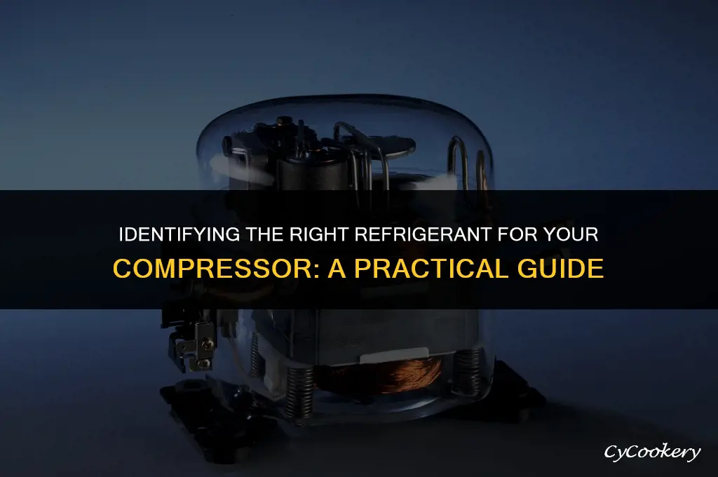 how to to tell what refrigerant a compressor uses