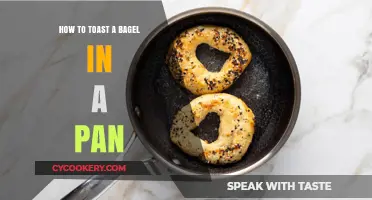 Toasting Bagels: Pan-Fry Method