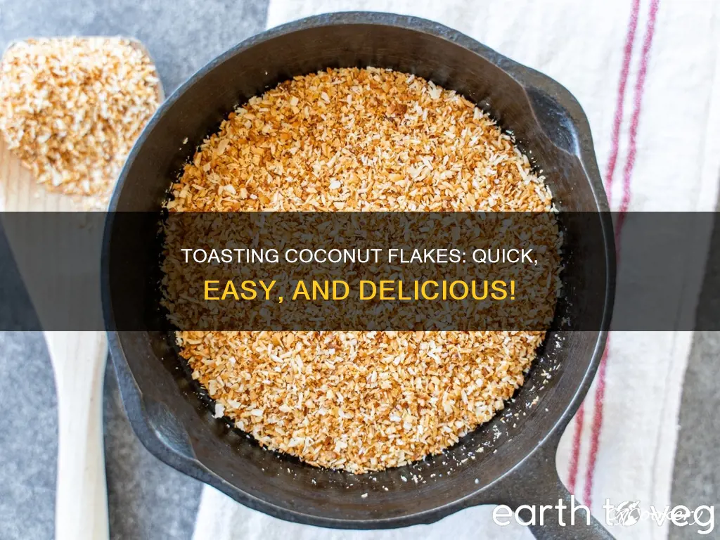how to toast coconut flakes in a pan
