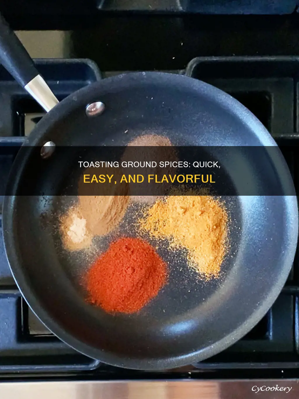 how to toast ground spices in pan
