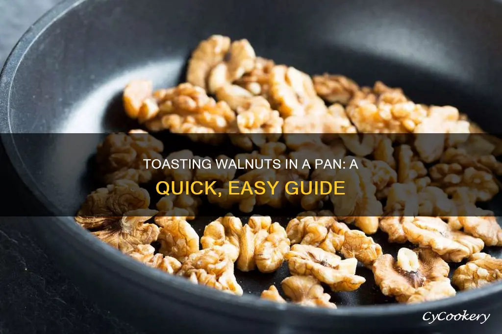 how to toast walnuts in a pan