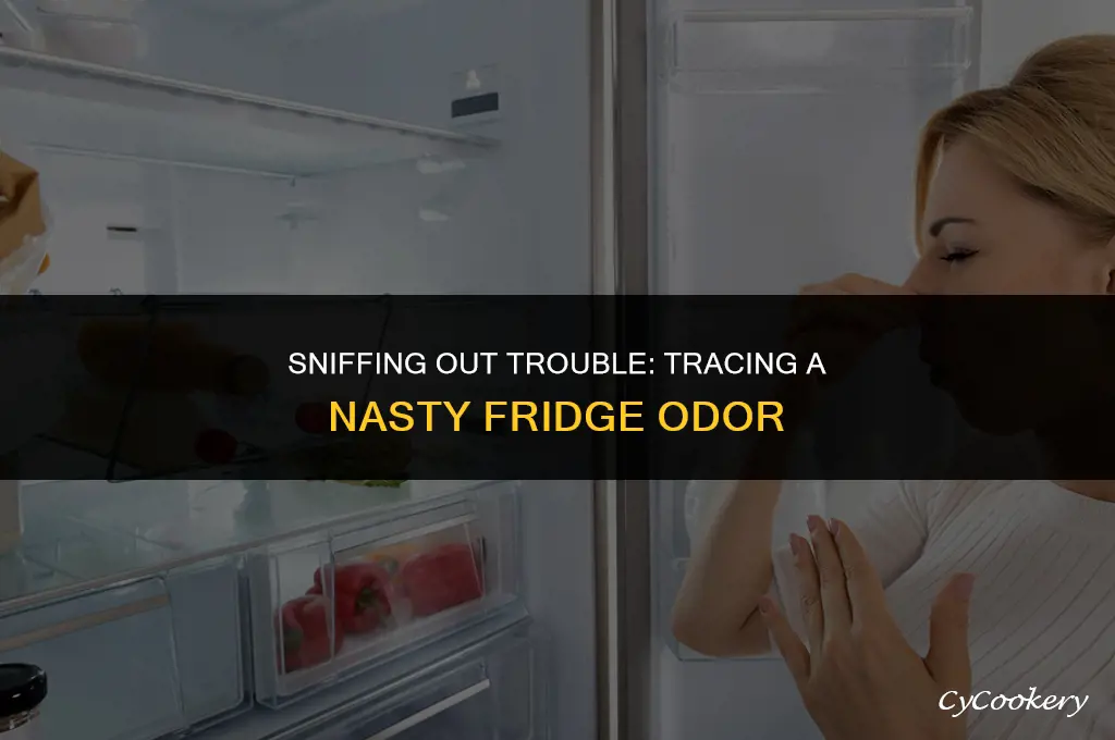 how to trace a bad smell coming from refrigerator