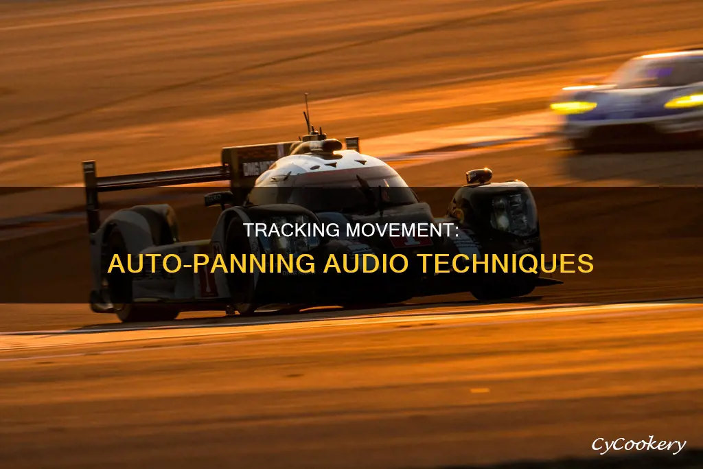 how to track movement to auto pan audio