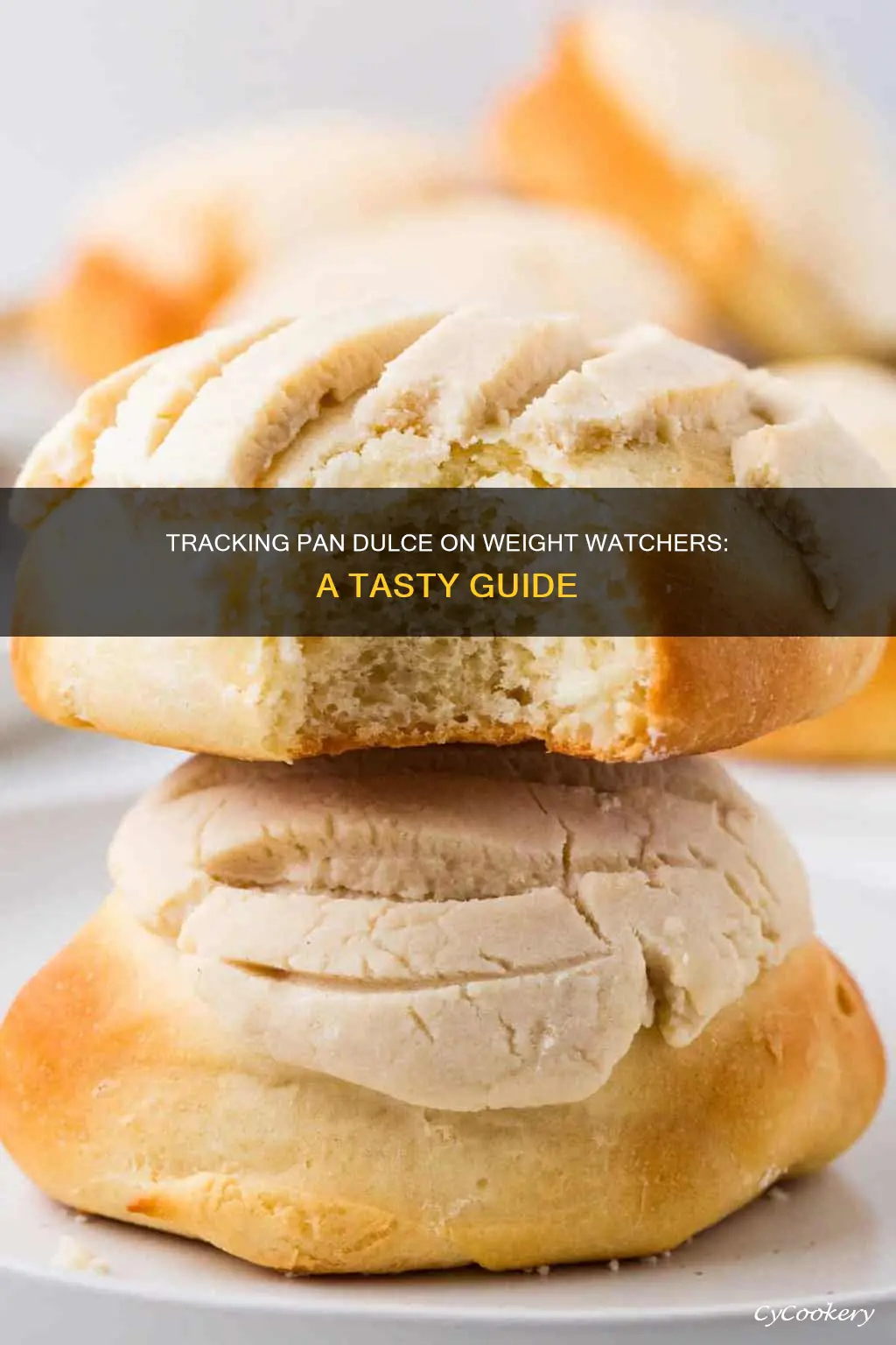 how to track pan dulce on weight watchers