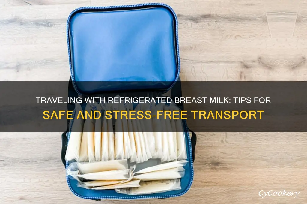 how to travel with refrigerated breast milk