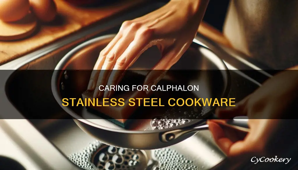 how to treat new calphalon stainless steel pots and pans