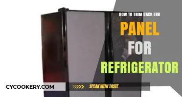 DIY Guide: Trimming the Back End Panel of Your Refrigerator