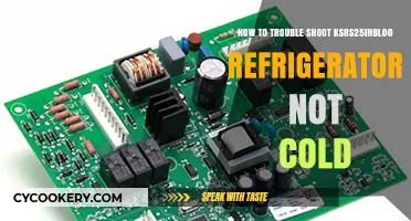 Quick Fixes: KSRS25IHBL00 Refrigerator Not Cold? Try These Steps!