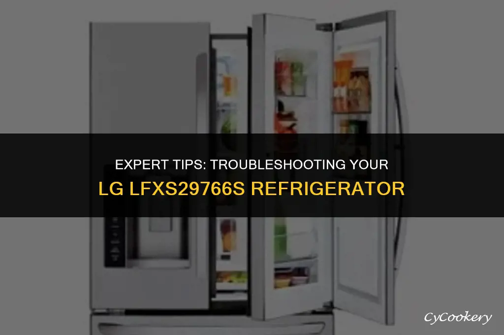 how to troubleshoot a lg refrigerator model lfxs29766s 00