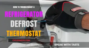 Troubleshooting Your Refrigerator's Defrost Thermostat: A Step-by-Step Guide