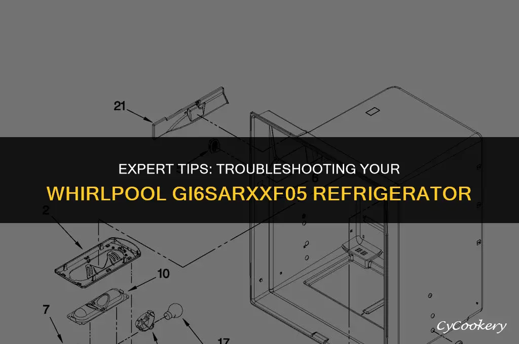 how to troubleshoot a whirlpool refrigerator model gi6sarxxf05