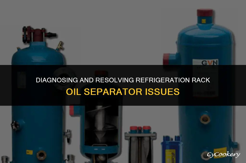 how to trounle shoot a refrigeration rack oil seperator