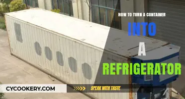 Cool Repurposing: Transforming Containers into Eco-Friendly Refrigerators