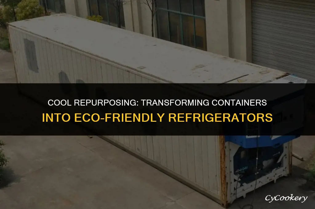 how to turn a container into a refrigerator