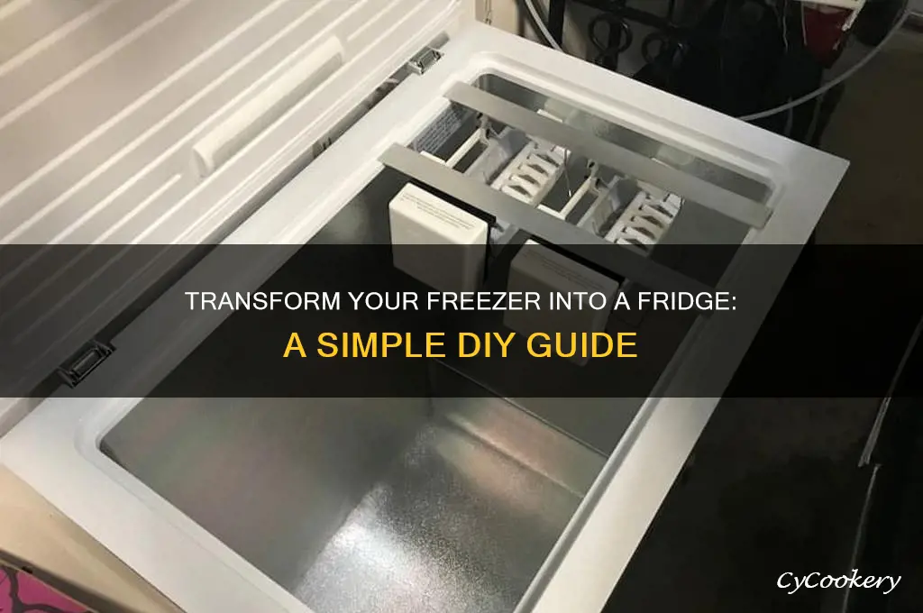 how to turn a freezer into a refrigerator