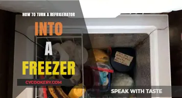 Chill Transformation: Converting Your Fridge to a Freezer
