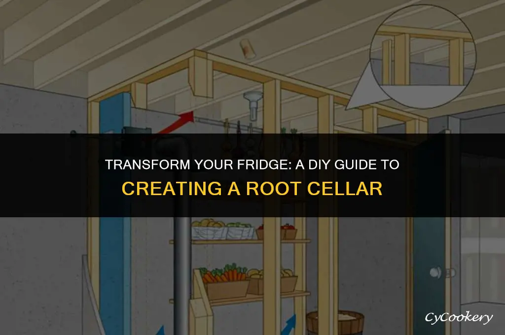 how to turn a refrigerator into a root cellar