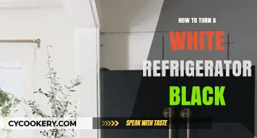 Transform Your White Fridge to Sleek Black: Easy DIY Guide