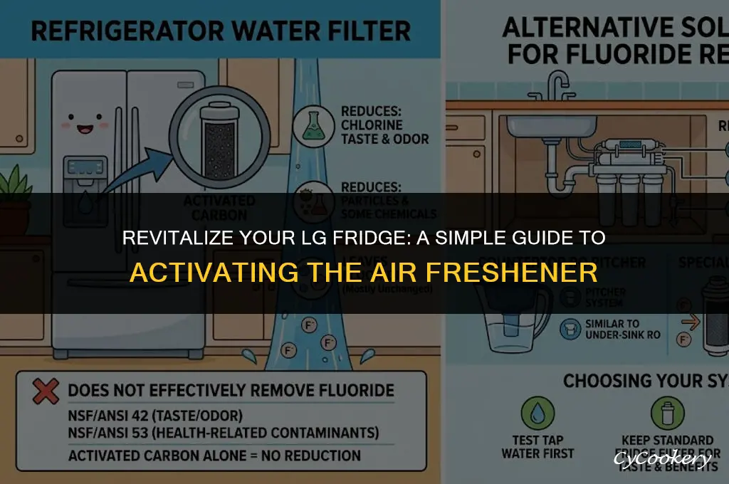 how to turn air freshener on lg refrigerator