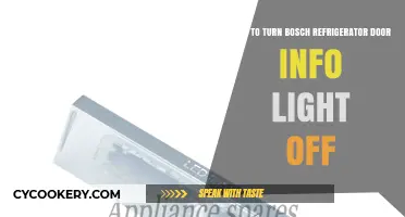 Solving the Mystery: How to Disable the Bosch Fridge Door Light