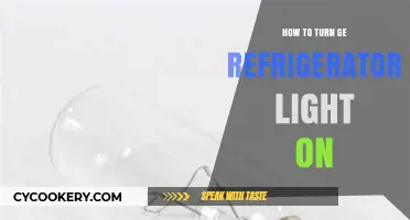 How to Easily Turn On Your GE Refrigerator Light