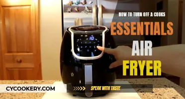 Turning Off Your Cook's Essentials Air Fryer