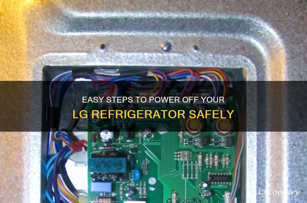 how to turn off a lg refrigerator