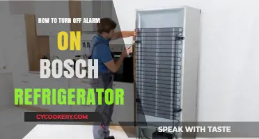 Silencing the Bosch: A Guide to Turning Off Your Refrigerator Alarm