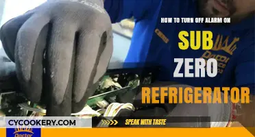 Silencing Your Sub-Zero: A Guide to Turning Off Your Refrigerator Alarm