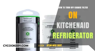 Disable Change Filter on KitchenAid Fridge: A Simple Guide