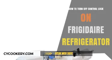 Easy Steps to Disable Control Lock on Frigidaire Refrigerators