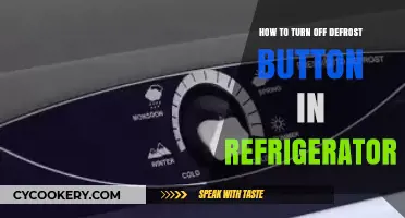 Quick Fix: Disable Defrost Button in Your Fridge