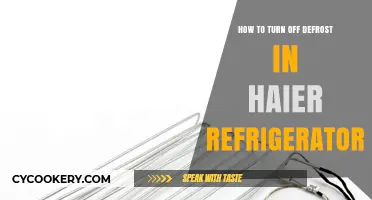 Quick Guide: Disable Defrost in Your Haier Fridge