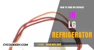 Disable Defrost Mode in Your LG Fridge: A Simple Guide