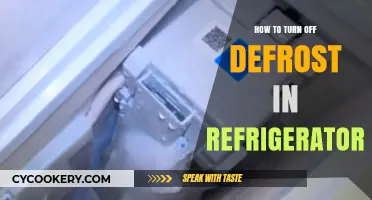 Quick Guide: Disabling Your Refrigerator's Defrost Mode Easily