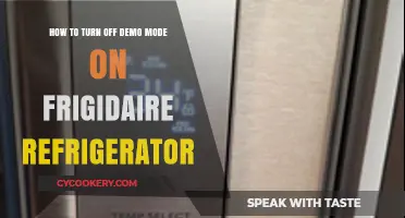Disable Demo Mode on Your Frigidaire Fridge: A Simple Guide