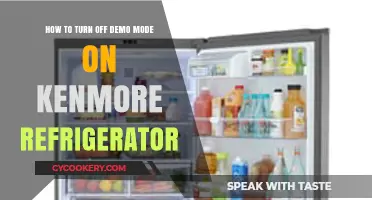 Disable Demo Mode on Your Kenmore Fridge: A Simple Guide