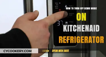 Disable Demo Mode on Your KitchenAid Fridge: A Simple Guide