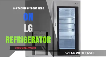 Disable Demo Mode on Your LG Fridge: A Simple Guide