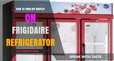 Easy Steps to Disable Display on Your Frigidaire Fridge