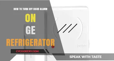Quick Fix: Disable GE Refrigerator Door Alarm in Simple Steps