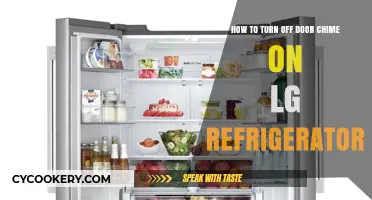 Silencing the Jingle: A Guide to Turning Off Your LG Fridge Chime