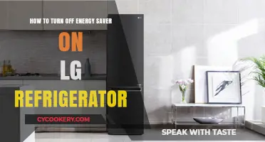 Disable Energy Saver Mode on Your LG Fridge: A Simple Guide