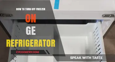 Easy Steps to Disable Your GE Refrigerator's Freezer