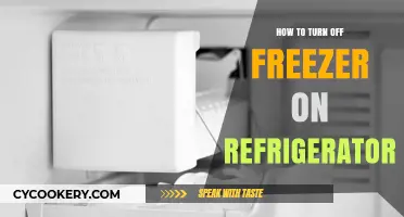 Quick Guide: Turning Off Your Refrigerator's Freezer Safely and Easily