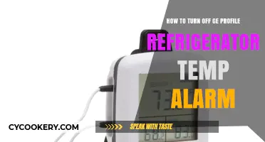 Silencing the GE Profile Fridge Temp Alarm: A Simple Guide