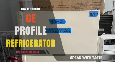 Quick Guide: Turning Off Your GE Profile Refrigerator Safely